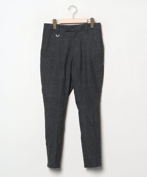 SOPHNET. リネン100% スラックス パンツ M ブラック ブランド古着