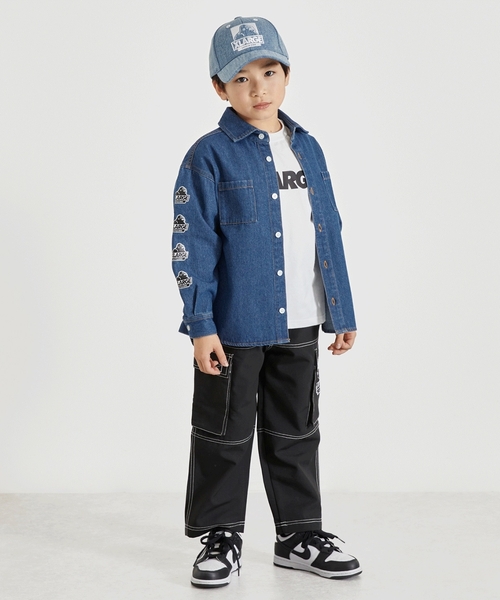 XLARGE KIDS（エクストララージキッズ）の「パッチロゴデニム長袖シャツ（シャツ/ブラウス・キッズ・ライトブルー/ブルー・130cm/120cm/110cm/140cm）」の20枚目の写真