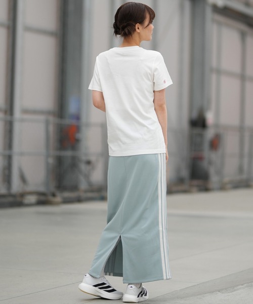 adidas(アディダス)の「adidas/アディダス W MINIシシュウグラフィックTシャツ CA608(Tシャツ/カットソー・レディース・セージグリーン/ホワイト・L/M)」の16枚目の写真