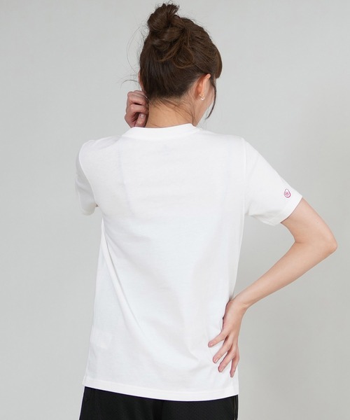 adidas(アディダス)の「adidas/アディダス W MINIシシュウグラフィックTシャツ CA608(Tシャツ/カットソー・レディース・セージグリーン/ホワイト・L/M)」の4枚目の写真
