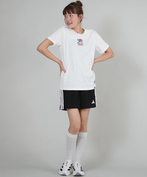 adidas(アディダス)の「adidas/アディダス W MINIシシュウグラフィックTシャツ CA608(Tシャツ/カットソー・レディース・セージグリーン/ホワイト・L/M)」の11枚目の写真