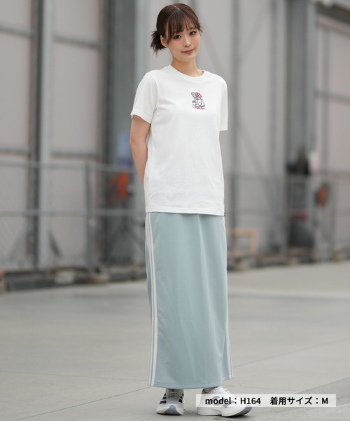 adidas(アディダス)の「adidas/アディダス W MINIシシュウグラフィックTシャツ CA608(Tシャツ/カットソー・レディース・セージグリーン/ホワイト・L/M)」の15枚目の写真