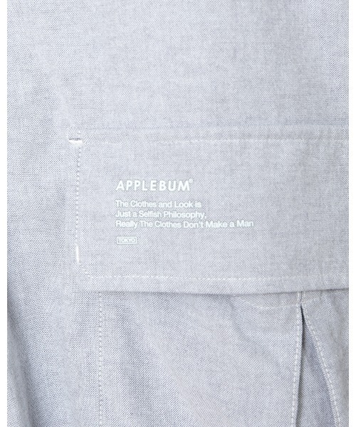 APPLEBUM（アップルバム）の「Urban Military Oxford Jacket（シャツ/ブラウス・メンズ・グレー/ライトブルー/ライトピンク・LARGE/X-LARGE/MEDIUM）」の9枚目の写真
