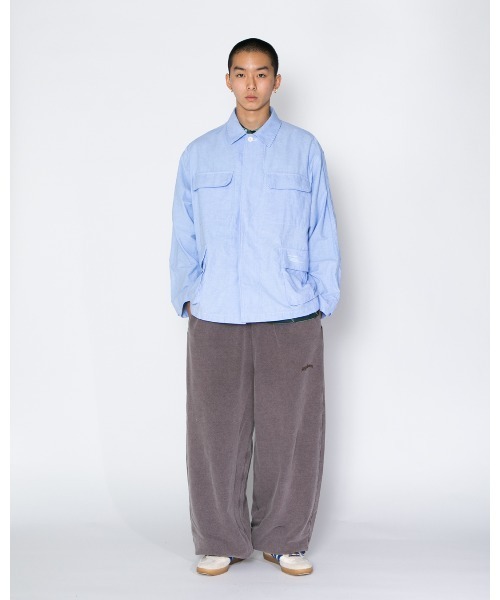 APPLEBUM（アップルバム）の「Urban Military Oxford Jacket（シャツ/ブラウス・メンズ・グレー/ライトブルー/ライトピンク・LARGE/X-LARGE/MEDIUM）」の12枚目の写真