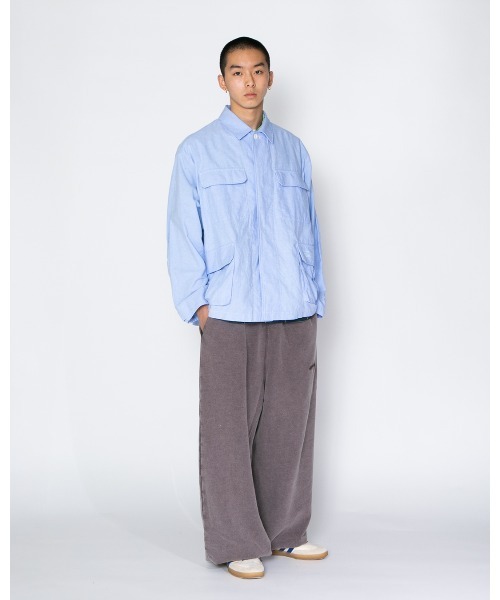 APPLEBUM（アップルバム）の「Urban Military Oxford Jacket（シャツ/ブラウス・メンズ・グレー/ライトブルー/ライトピンク・LARGE/X-LARGE/MEDIUM）」の17枚目の写真