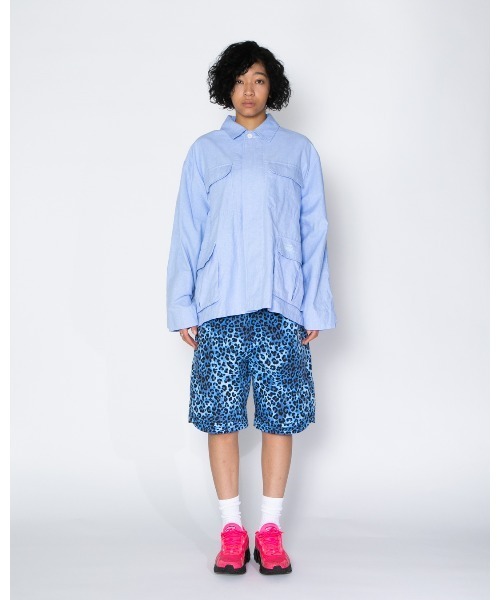 APPLEBUM（アップルバム）の「Urban Military Oxford Jacket（シャツ/ブラウス・メンズ・グレー/ライトブルー/ライトピンク・LARGE/X-LARGE/MEDIUM）」の18枚目の写真