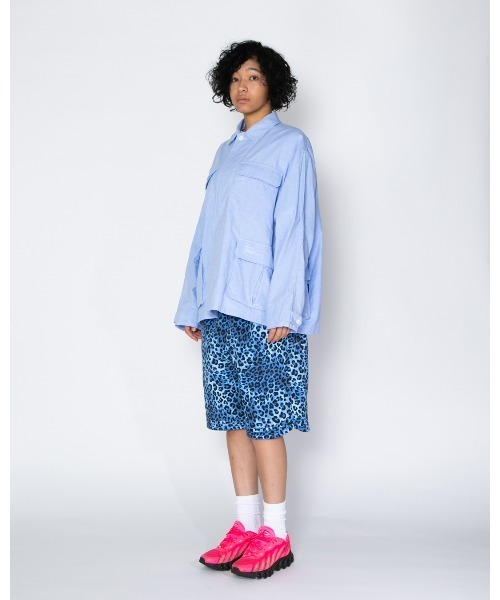 APPLEBUM（アップルバム）の「Urban Military Oxford Jacket（シャツ/ブラウス・メンズ・グレー/ライトブルー/ライトピンク・LARGE/X-LARGE/MEDIUM）」の19枚目の写真
