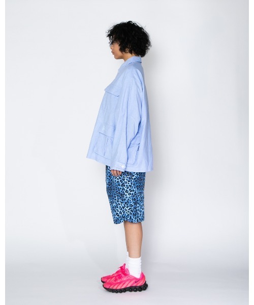 APPLEBUM（アップルバム）の「Urban Military Oxford Jacket（シャツ/ブラウス・メンズ・グレー/ライトブルー/ライトピンク・LARGE/X-LARGE/MEDIUM）」の20枚目の写真