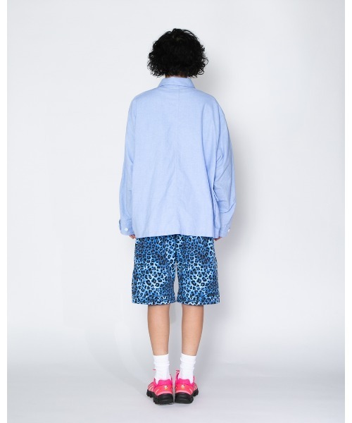 APPLEBUM（アップルバム）の「Urban Military Oxford Jacket（シャツ/ブラウス・メンズ・グレー/ライトブルー/ライトピンク・LARGE/X-LARGE/MEDIUM）」の21枚目の写真