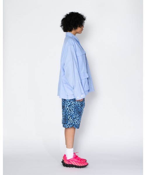 APPLEBUM（アップルバム）の「Urban Military Oxford Jacket（シャツ/ブラウス・メンズ・グレー/ライトブルー/ライトピンク・LARGE/X-LARGE/MEDIUM）」の22枚目の写真