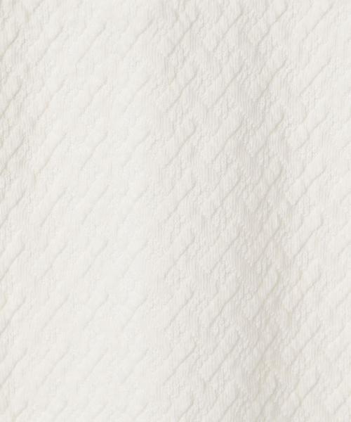 green label relaxing（グリーンレーベルリラクシング）の「ブリスタージャガード  ブルゾン（ブルゾン・キッズ・オフホワイト/ネイビー・125/95/105/115）」の8枚目の写真