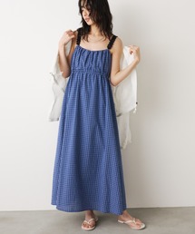 Unitage | モチーフチェックキャミワンピース(ワンピース)