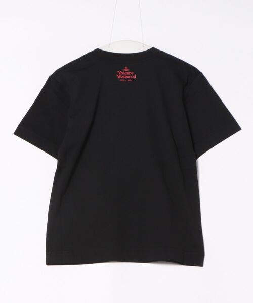 Vivienne Westwood(ヴィヴィアンウエストウッド)の「HALF AND HALF ORB RELAX T-SHIRT(Tシャツ/カットソー・レディース・パープル/ホワイト/ブラック・38/40/36)」の4枚目の写真