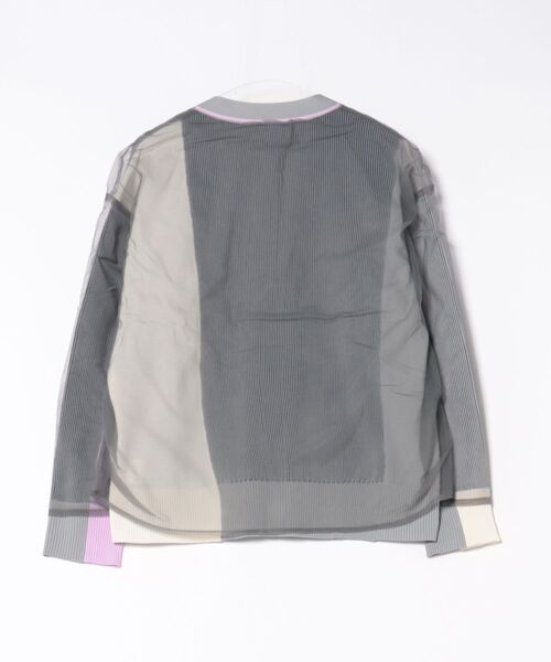 AULA AILA（アウラアイラ）の「ＡＵＬＡチュールカーディガン（カーディガン/ボレロ・レディース・グレー・FREE）」の4枚目の写真