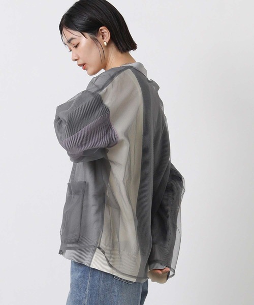 AULA AILA（アウラアイラ）の「ＡＵＬＡチュールカーディガン（カーディガン/ボレロ・レディース・グレー・FREE）」の11枚目の写真