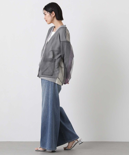 AULA AILA（アウラアイラ）の「ＡＵＬＡチュールカーディガン（カーディガン/ボレロ・レディース・グレー・FREE）」の6枚目の写真