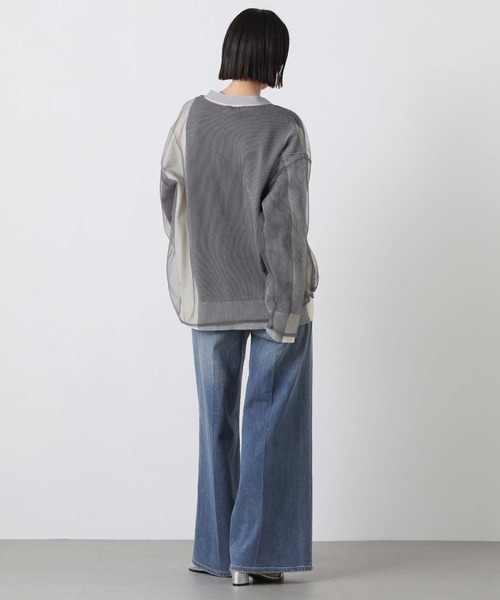 AULA AILA（アウラアイラ）の「ＡＵＬＡチュールカーディガン（カーディガン/ボレロ・レディース・グレー・FREE）」の7枚目の写真