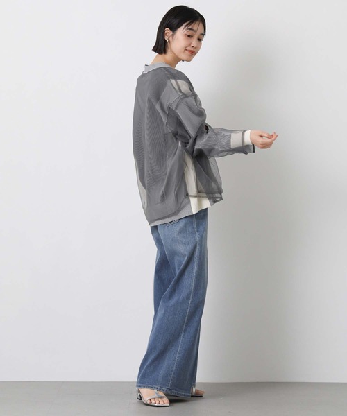 AULA AILA（アウラアイラ）の「ＡＵＬＡチュールカーディガン（カーディガン/ボレロ・レディース・グレー・FREE）」の8枚目の写真