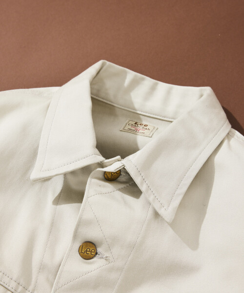Lee（リー）の「Lee × Chah Chah × FREAK'S STORE/リー×チャーチャー×フリークスストア 別注 Lee × Chah Chah WESTERNER 100-J/ウエスターナー コットンジャケット（ブルゾン・メンズ・ナチュラル・LARGE/MEDIUM）」の3枚目の写真