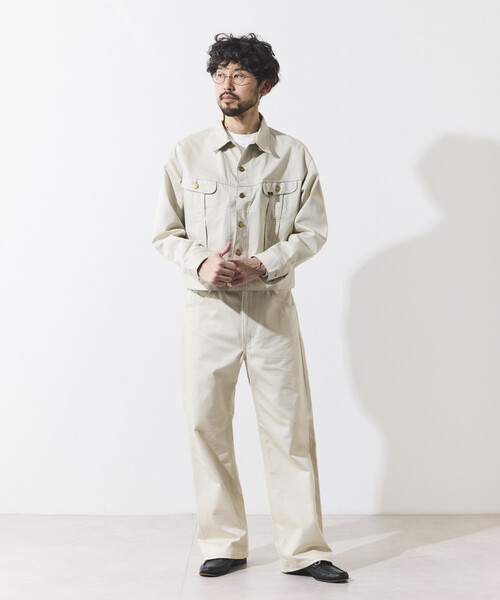 Lee（リー）の「Lee × Chah Chah × FREAK'S STORE/リー×チャーチャー×フリークスストア 別注 Lee × Chah Chah WESTERNER 100-J/ウエスターナー コットンジャケット（ブルゾン・メンズ・ナチュラル・LARGE/MEDIUM）」の16枚目の写真