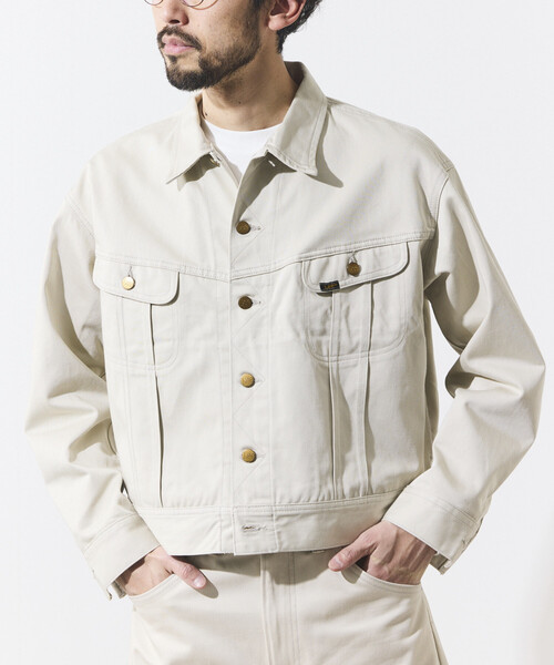 Lee（リー）の「Lee × Chah Chah × FREAK'S STORE/リー×チャーチャー×フリークスストア 別注 Lee × Chah Chah WESTERNER 100-J/ウエスターナー コットンジャケット（ブルゾン・メンズ・ナチュラル・LARGE/MEDIUM）」の18枚目の写真