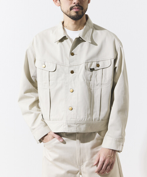 Lee（リー）の「Lee × Chah Chah × FREAK'S STORE/リー×チャーチャー×フリークスストア 別注 Lee × Chah Chah WESTERNER 100-J/ウエスターナー コットンジャケット（ブルゾン・メンズ・ナチュラル・LARGE/MEDIUM）」の19枚目の写真