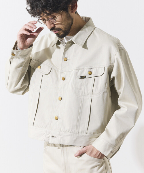 Lee（リー）の「Lee × Chah Chah × FREAK'S STORE/リー×チャーチャー×フリークスストア 別注 Lee × Chah Chah WESTERNER 100-J/ウエスターナー コットンジャケット（ブルゾン・メンズ・ナチュラル・LARGE/MEDIUM）」の20枚目の写真
