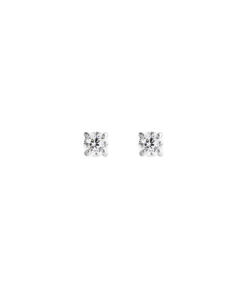 Daniel Wellington(ダニエルウェリントン)の「Mirelle Solitaire Stud Earring ローズゴールド/ゴールド/シルバー(ピアス(両耳用)・レディース・シルバー・ONE SIZE)」の1枚目の写真