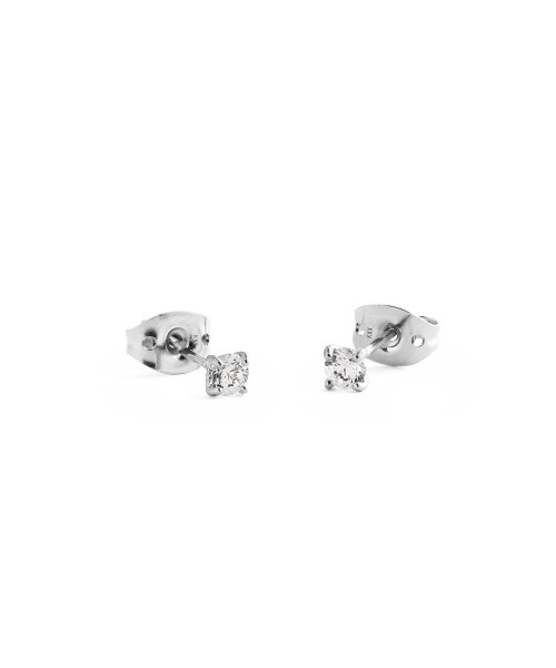 Daniel Wellington(ダニエルウェリントン)の「Mirelle Solitaire Stud Earring ローズゴールド/ゴールド/シルバー(ピアス(両耳用)・レディース・シルバー・ONE SIZE)」の3枚目の写真