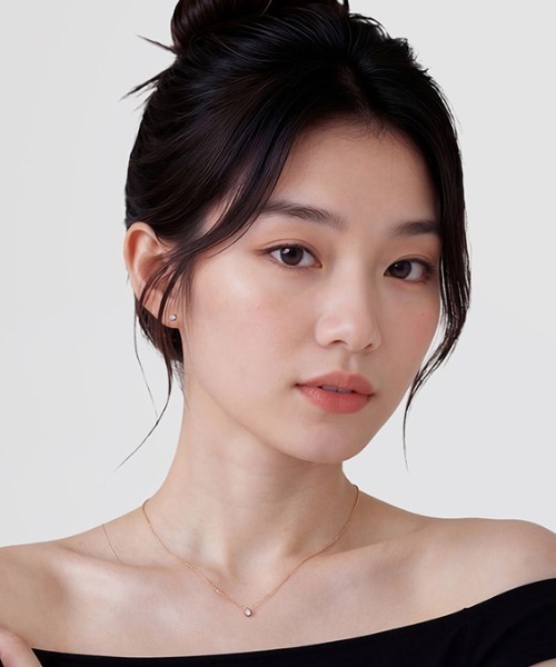 Daniel Wellington(ダニエルウェリントン)の「Mirelle Solitaire Stud Earring ローズゴールド/ゴールド/シルバー(ピアス(両耳用)・レディース・シルバー・ONE SIZE)」の9枚目の写真