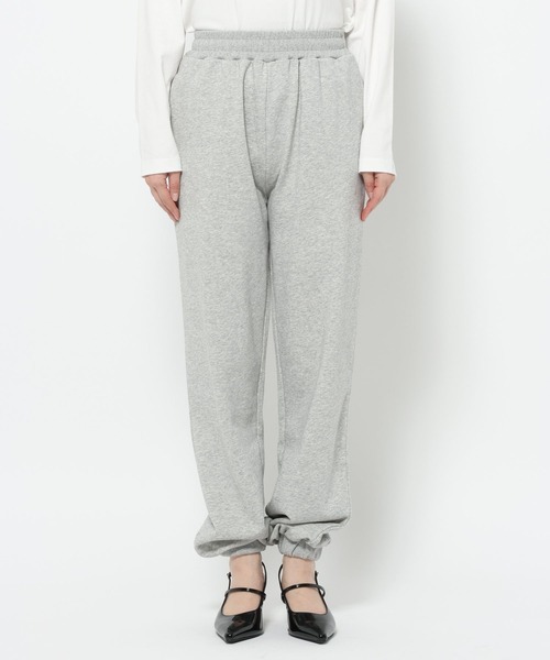 mysty woman（ミスティウーマン）の「スウェットイージーパンツ 668083（スウェットパンツ・レディース・グレー/ネイビー・FREE）」の9枚目の写真