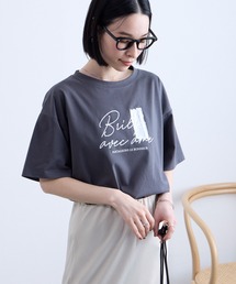 Aunely | 【Aunely】涼しげ アーバンニュアンス アソート グラフィック 半袖 Tシャツ <YOSOOIシリーズ>(Tシャツ/カットソー)