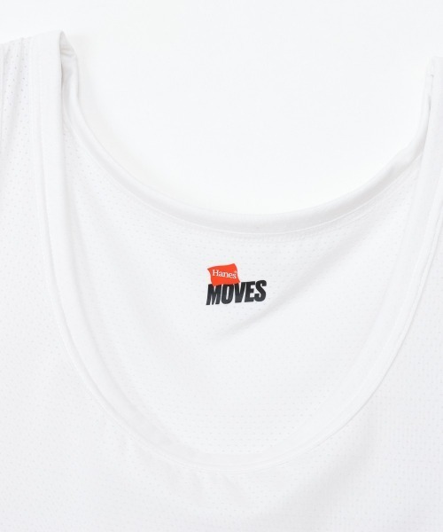 HANES(ヘインズ)の「【Hanes/ヘインズ】メンズ Hanes MOVES ナイロンメッシュ タンクトップ(タンクトップ・メンズ・ブラック/ホワイト・LL/L/M)」の11枚目の写真