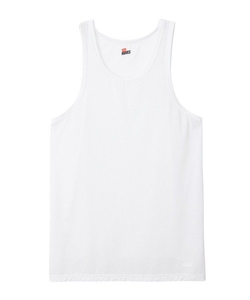 HANES(ヘインズ)の「【Hanes/ヘインズ】メンズ Hanes MOVES ナイロンメッシュ タンクトップ(タンクトップ・メンズ・ブラック/ホワイト・LL/L/M)」の10枚目の写真