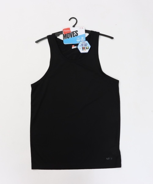 HANES(ヘインズ)の「【Hanes/ヘインズ】メンズ Hanes MOVES ナイロンメッシュ タンクトップ(タンクトップ・メンズ・ブラック/ホワイト・LL/L/M)」の19枚目の写真