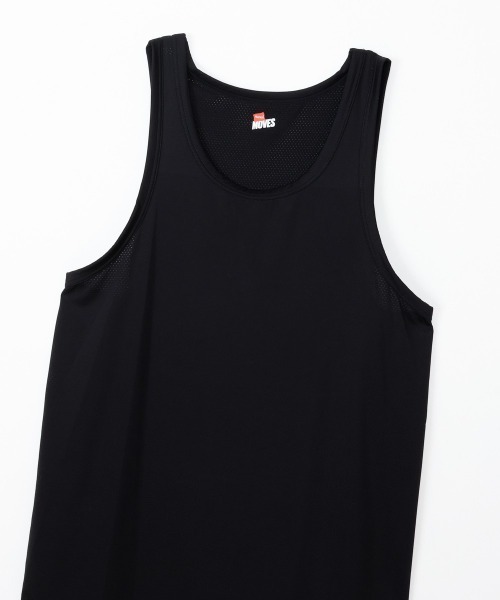 HANES(ヘインズ)の「【Hanes/ヘインズ】メンズ Hanes MOVES ナイロンメッシュ タンクトップ(タンクトップ・メンズ・ブラック/ホワイト・LL/L/M)」の17枚目の写真
