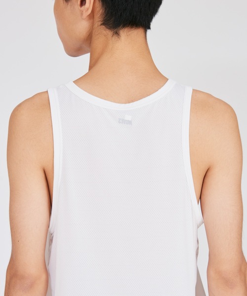 HANES(ヘインズ)の「【Hanes/ヘインズ】メンズ Hanes MOVES ナイロンメッシュ タンクトップ(タンクトップ・メンズ・ブラック/ホワイト・LL/L/M)」の6枚目の写真