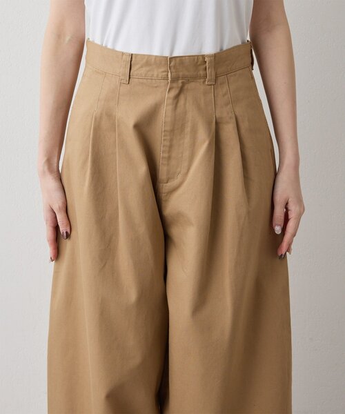 Whim Gazette(ウィムガゼット)の「タックチノパンツ(チノパンツ・レディース・ベージュ・38/36/34)」の21枚目の写真
