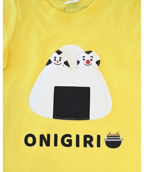 CHEEK ROOM(チークルーム)の「チークルーム おにぎり Tシャツ(Tシャツ/カットソー・キッズ・サックスブルー/パープル/イエロー・80cm/90cm/100cm/110cm/120cm/130cm)」の12枚目の写真