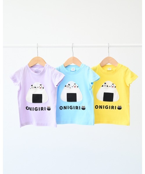 CHEEK ROOM(チークルーム)の「チークルーム おにぎり Tシャツ(Tシャツ/カットソー・キッズ・サックスブルー/パープル/イエロー・80cm/90cm/100cm/110cm/120cm/130cm)」の13枚目の写真