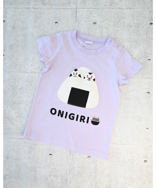 CHEEK ROOM(チークルーム)の「チークルーム おにぎり Tシャツ(Tシャツ/カットソー・キッズ・サックスブルー/パープル/イエロー・80cm/90cm/100cm/110cm/120cm/130cm)」の15枚目の写真