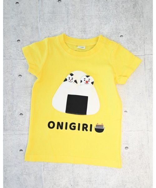 CHEEK ROOM(チークルーム)の「チークルーム おにぎり Tシャツ(Tシャツ/カットソー・キッズ・サックスブルー/パープル/イエロー・80cm/90cm/100cm/110cm/120cm/130cm)」の16枚目の写真