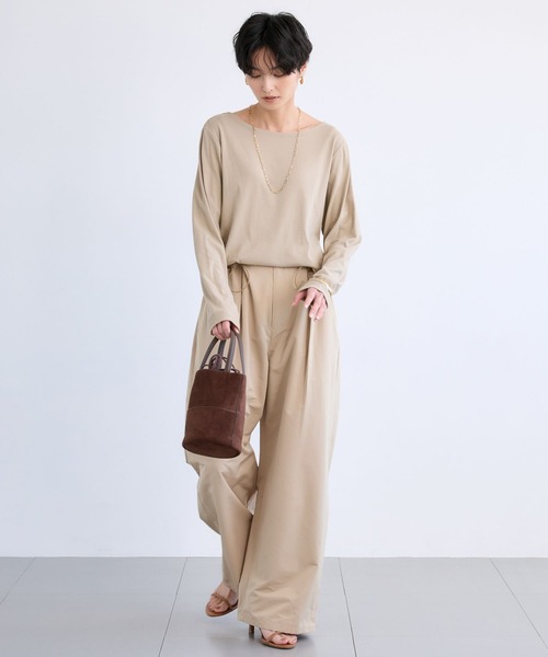 BARNYARDSTORM(バンヤードストーム)の「BARNYARDSTORM / 強撚ベアロンT【MADE IN JAPAN】【『ネルソンさん』YouTubeご紹介アイテム】(Tシャツ/カットソー・レディース・ベージュ/ホワイト/チャコールグレー・FREE)」の15枚目の写真