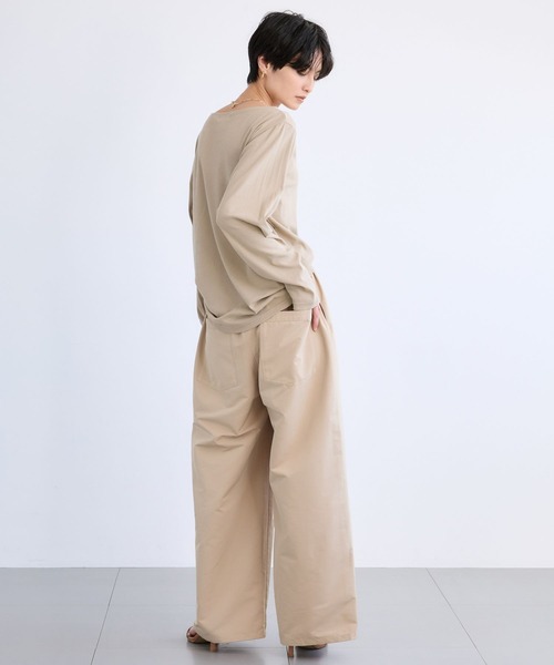 BARNYARDSTORM(バンヤードストーム)の「BARNYARDSTORM / 強撚ベアロンT【MADE IN JAPAN】【『ネルソンさん』YouTubeご紹介アイテム】(Tシャツ/カットソー・レディース・ベージュ/ホワイト/チャコールグレー・FREE)」の18枚目の写真