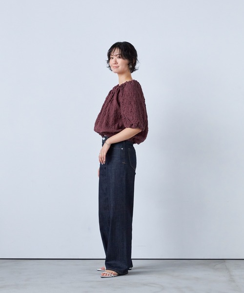 YANUK(ヤヌーク)の「ストレート "GINA"(デニムパンツ・レディース・ワンウォッシュ・23inch/22inch/21inch/27inch/26inch/25inch/24inch)」の2枚目の写真