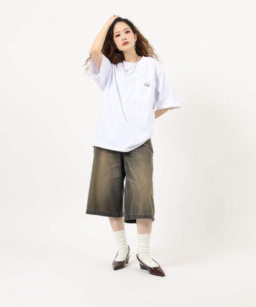 PRO CLUB (プロクラブ)の「PRO CLUB へビーウェイトワイド ポケットTEEシャツ 半袖(Tシャツ/カットソー・メンズ・ホワイト/ブラック/ヘザーグレー・XL/L/M/2XL/S/3XL)」の13枚目の写真
