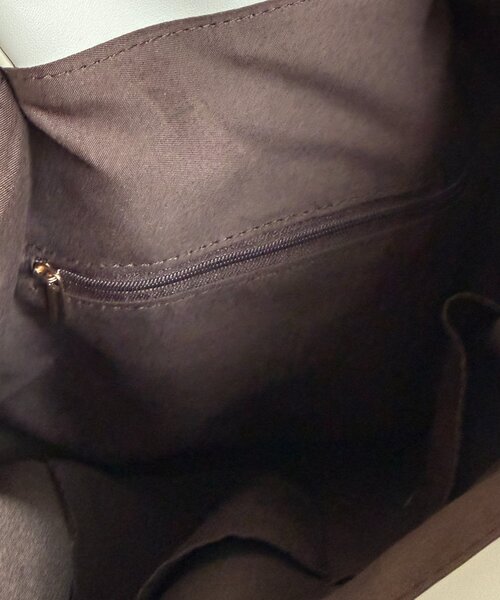 Chez toi（シェトワ）の「合皮グレイスフロントベルトトート（トートバッグ・レディース・アイボリー/ブラック/ベージュ・FREE）」の10枚目の写真