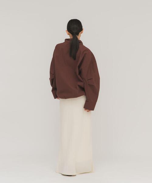 KBF（ケイビーエフ）の「スラントZIPアノラック（その他アウター・レディース・ボルドー/アイボリー・ONE）」の18枚目の写真