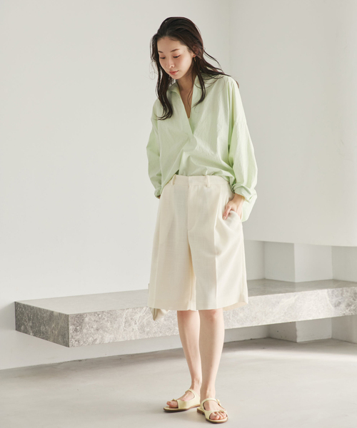 plage（プラージュ）の「Short パンツ（その他パンツ・レディース・ホワイト/ブラック・34/36/38）」の7枚目の写真