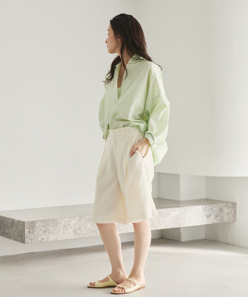 plage（プラージュ）の「Short パンツ（その他パンツ・レディース・ホワイト/ブラック・34/36/38）」の8枚目の写真